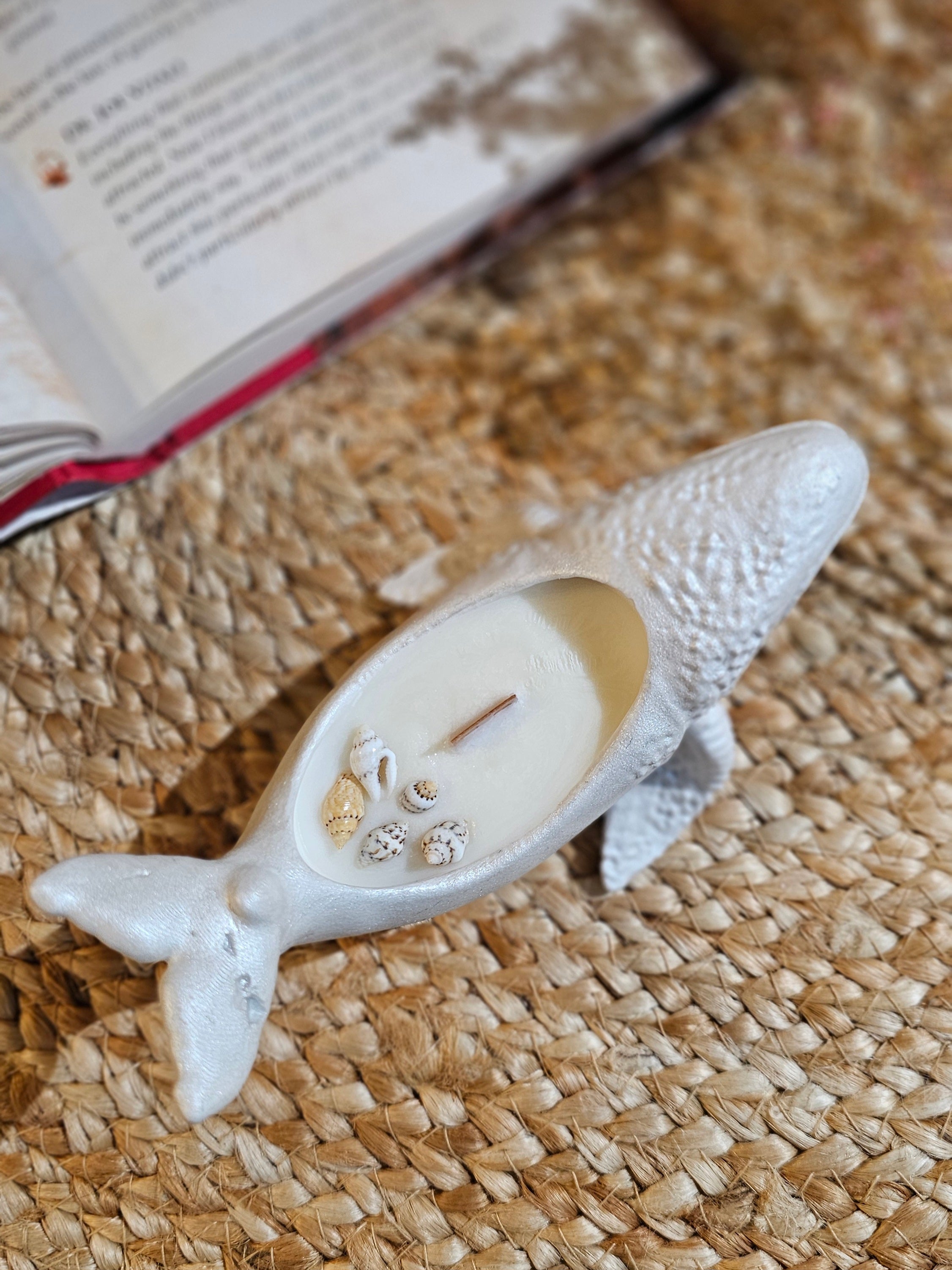MoonWhale – Handmade Whale Soy Candle – Ocean Magic for Your Space