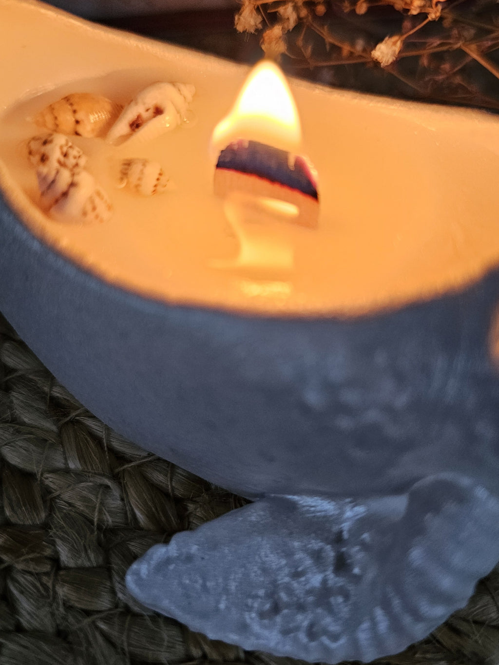 MoonWhale – Handmade Whale Soy Candle – Ocean Magic for Your Space