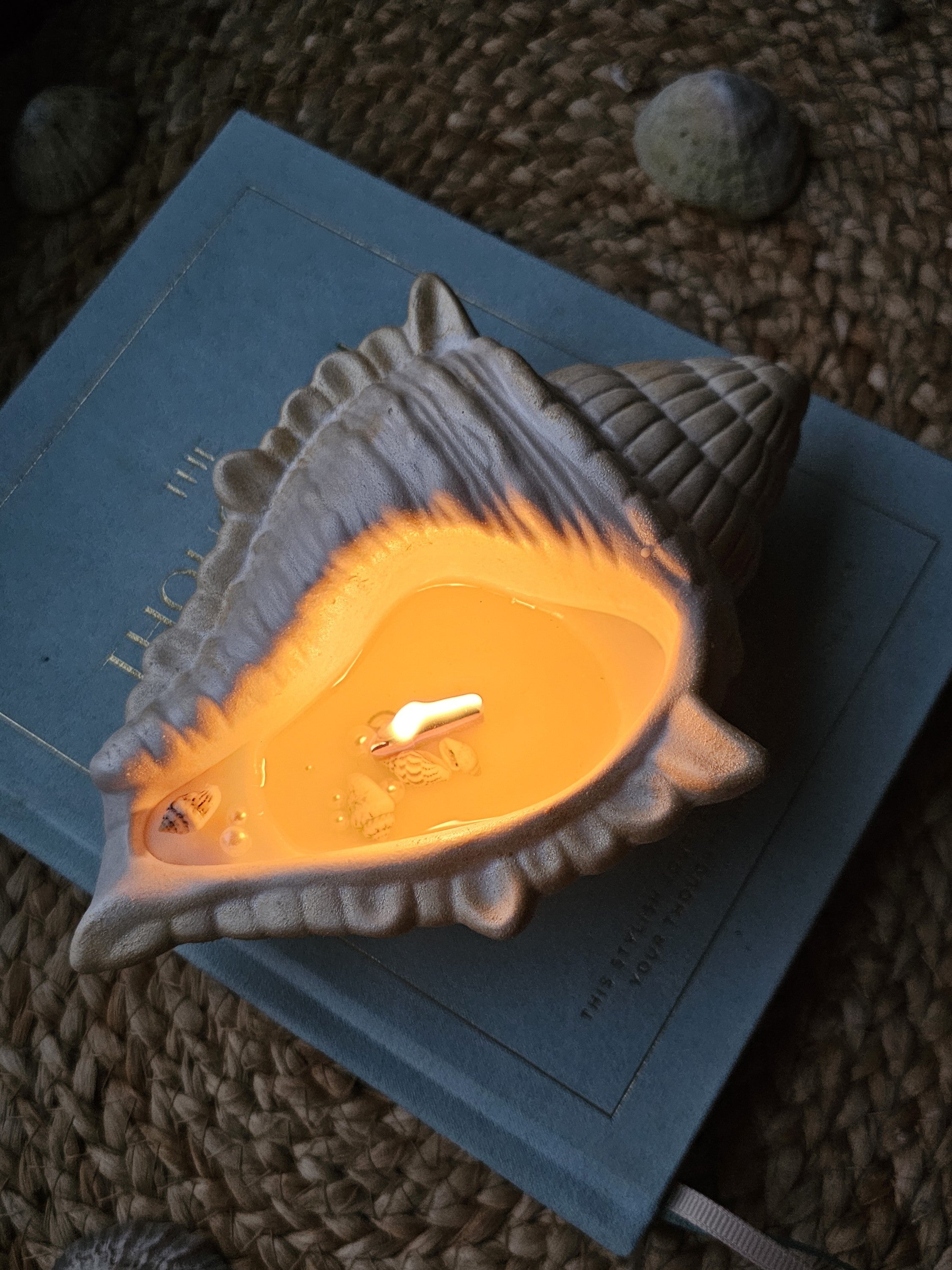 Ariel – Shell Shaped Soy Candle – Coastal Decor & Ocean-Inspired Gift