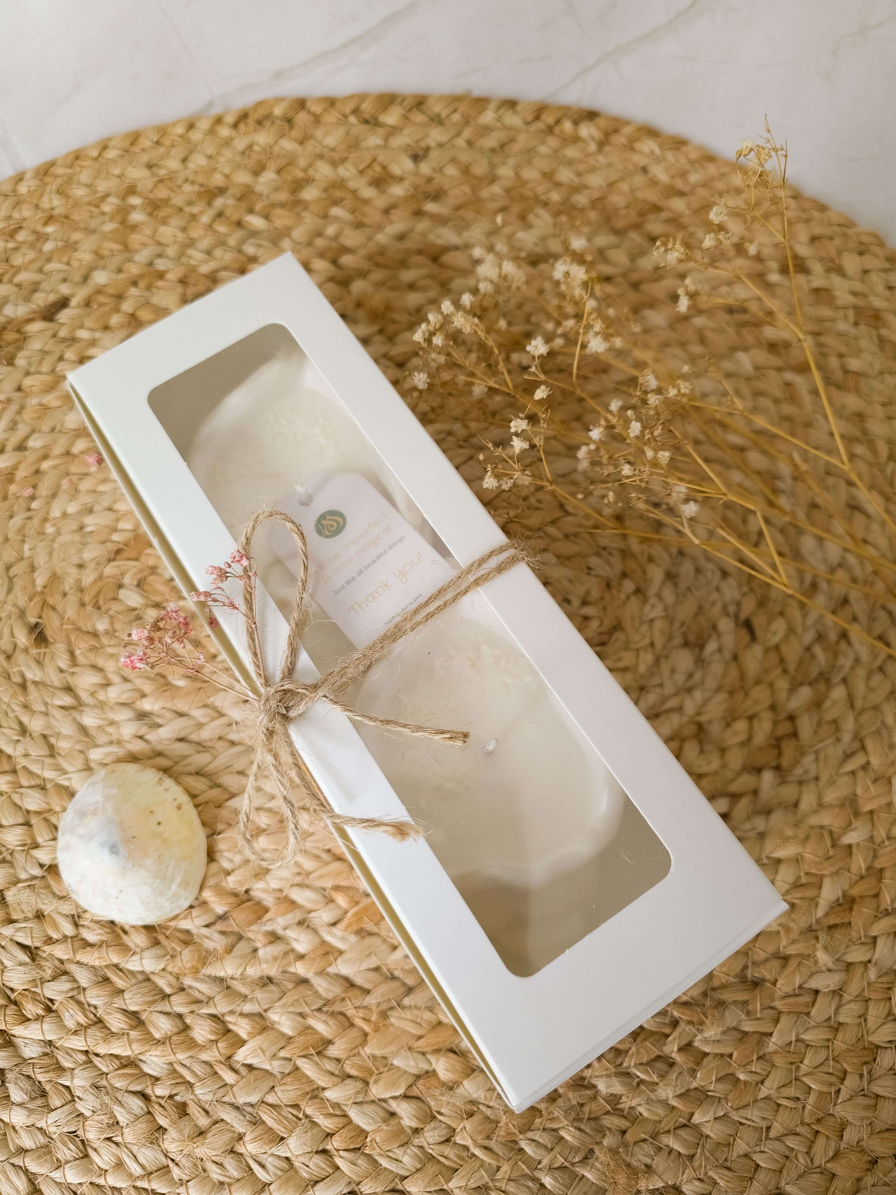 Ocean Breeze Set - Seashell Candle Duo | Mellow Flame